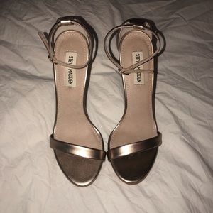 Steve Madden Strappy Gold Sandals